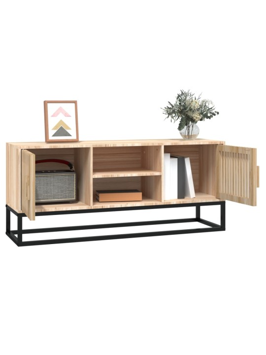 TV skříňka 105 x 30 x 45 cm kompozitní dřevo a železo