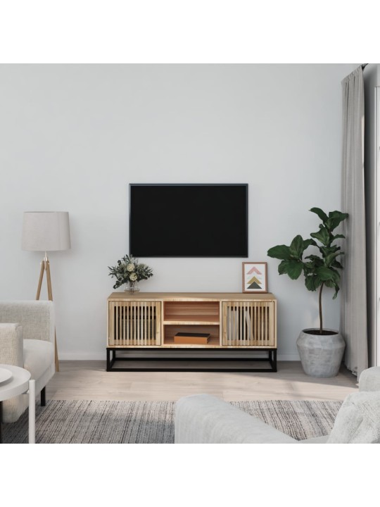 TV skříňka 105 x 30 x 45 cm kompozitní dřevo a železo