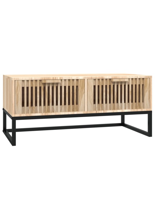 Konferenční stolek 80x40x35 cm kompozitní dřevo a železo