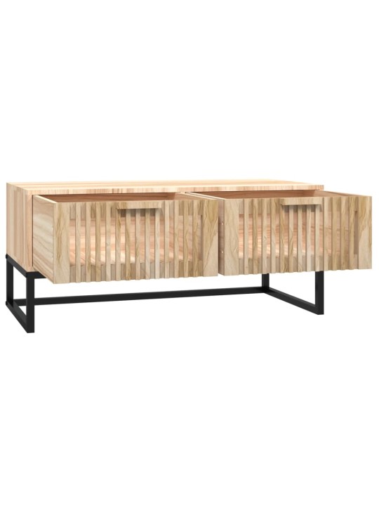 Konferenční stolek 80x40x35 cm kompozitní dřevo a železo