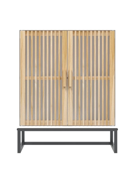 Příborník bílý 60 x 30 x 75 cm kompozitní dřevo