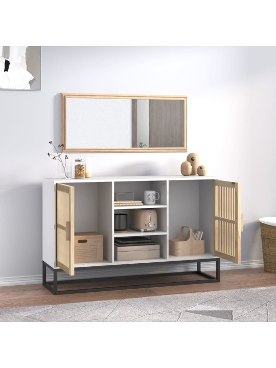 Příborník bílý 105 x 30 x 65 cm kompozitní dřevo