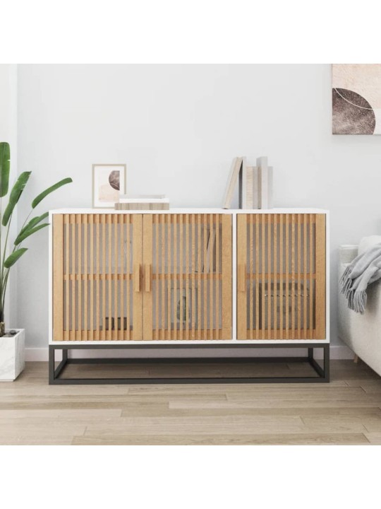 Příborník bílý 105 x 30 x 65 cm kompozitní dřevo