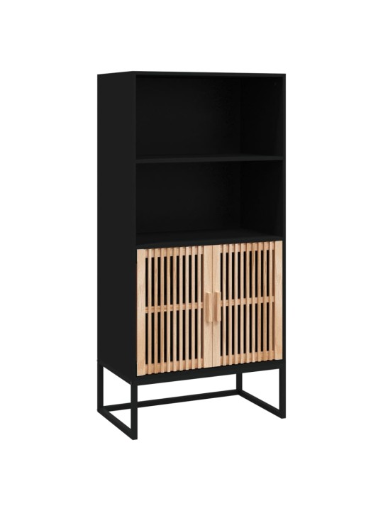 Highboard černý 60 x 35 x 125 cm kompozitní dřevo