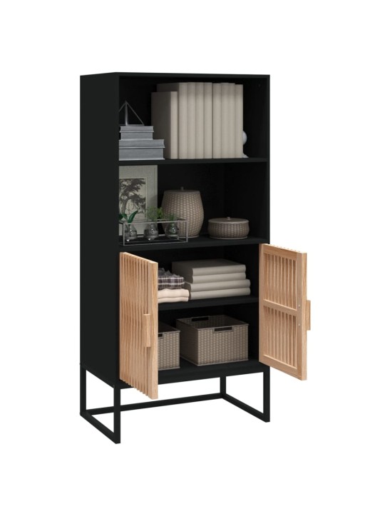 Highboard černý 60 x 35 x 125 cm kompozitní dřevo