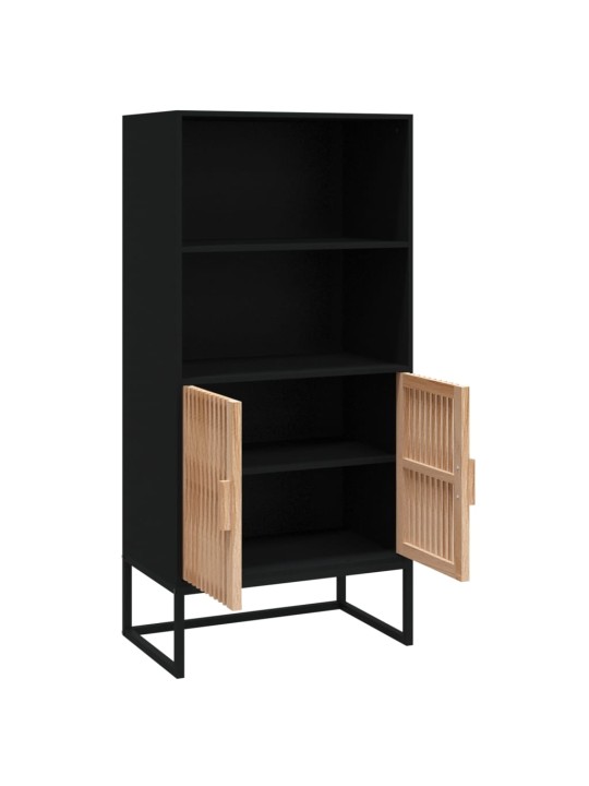 Highboard černý 60 x 35 x 125 cm kompozitní dřevo