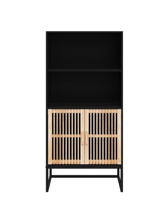 Highboard černý 60 x 35 x 125 cm kompozitní dřevo