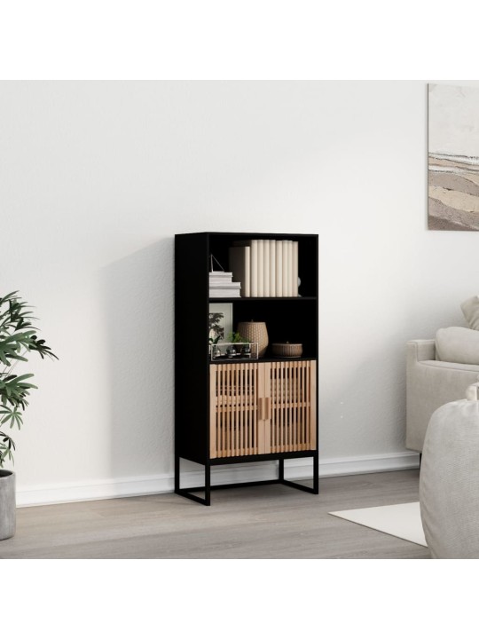 Highboard černý 60 x 35 x 125 cm kompozitní dřevo