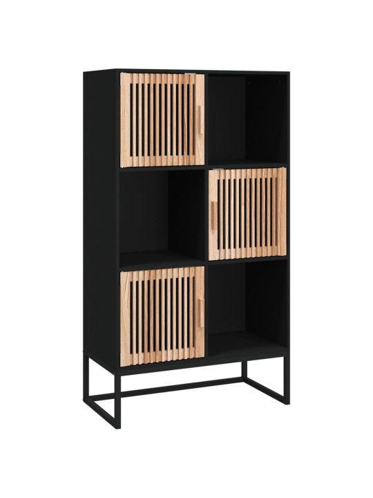 Highboard černý 70 x 35 x 125 cm kompozitní dřevo