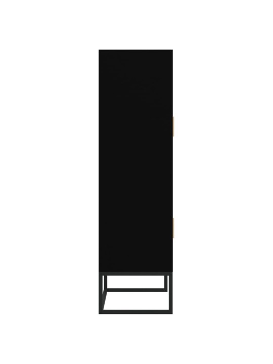 Highboard černý 70 x 35 x 125 cm kompozitní dřevo