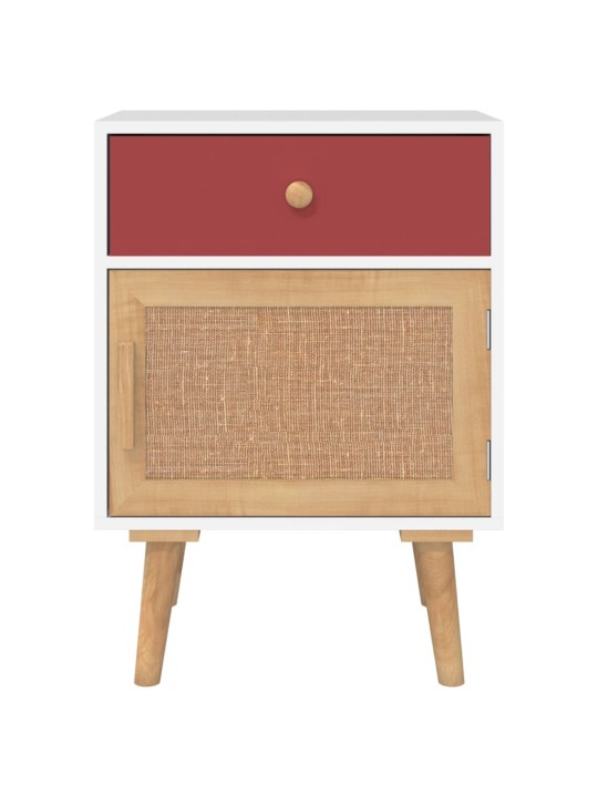 Noční stolky 2 ks bílé 40 x 30 x 55 cm kompozitní dřevo