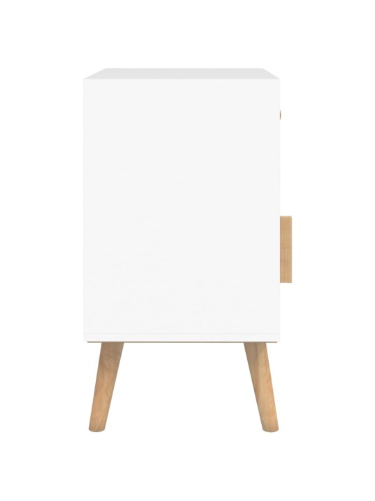 Noční stolky 2 ks bílé 40 x 30 x 55 cm kompozitní dřevo