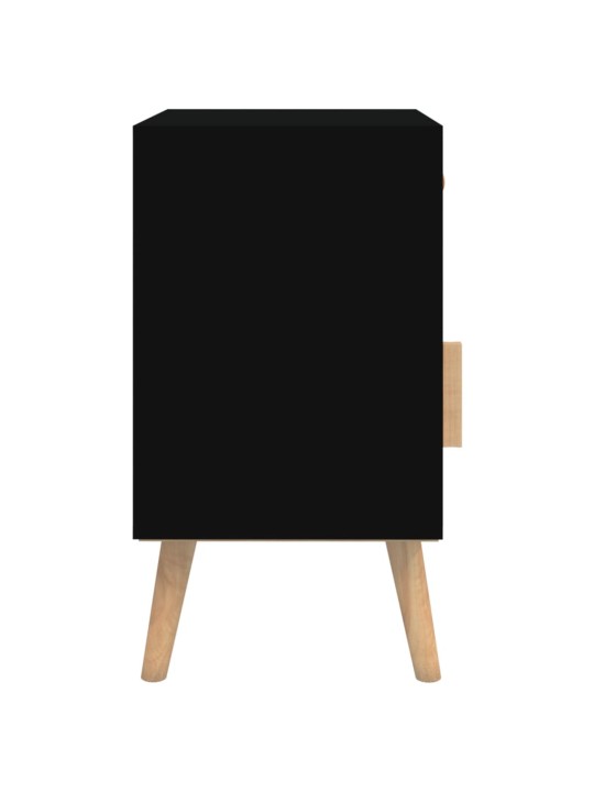 Noční stolky 2 ks černé 40 x 30 x 55 cm kompozitní dřevo