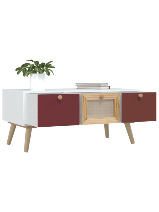 Konferenční stolek se zásuvkami 80x40x35,5 cm kompozitní dřevo