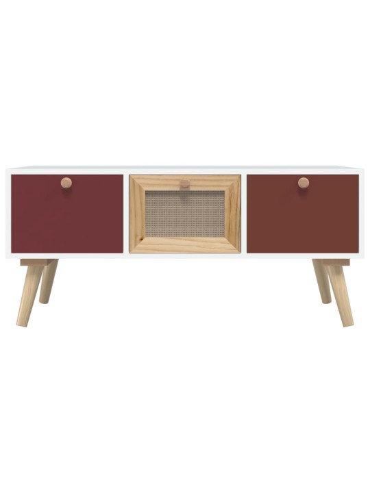 Konferenční stolek se zásuvkami 80x40x35,5 cm kompozitní dřevo