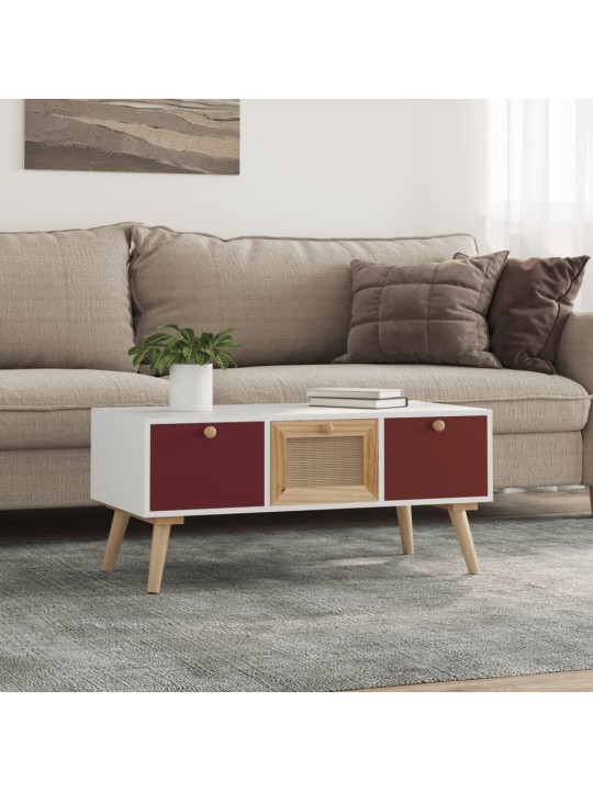 Konferenční stolek se zásuvkami 80x40x35,5 cm kompozitní dřevo