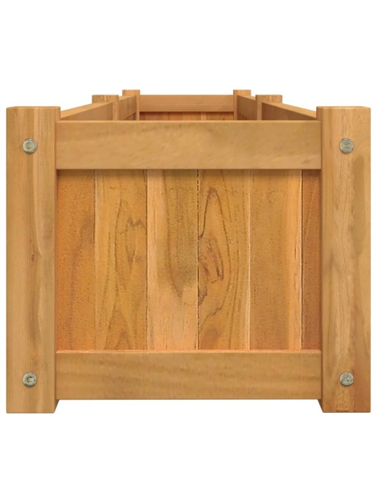 Vyvýšený záhon 150 x 30 x 25 cm masivní teakové dřevo