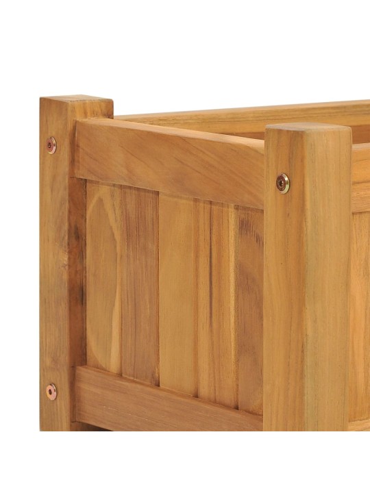 Vyvýšený záhon 150 x 30 x 25 cm masivní teakové dřevo
