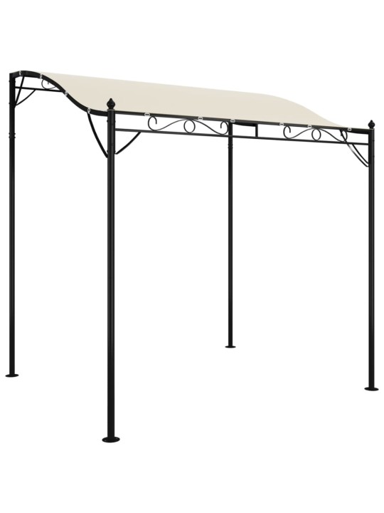 Stříška krémová 2 x 2,3 m 180 g/m² textil a ocel