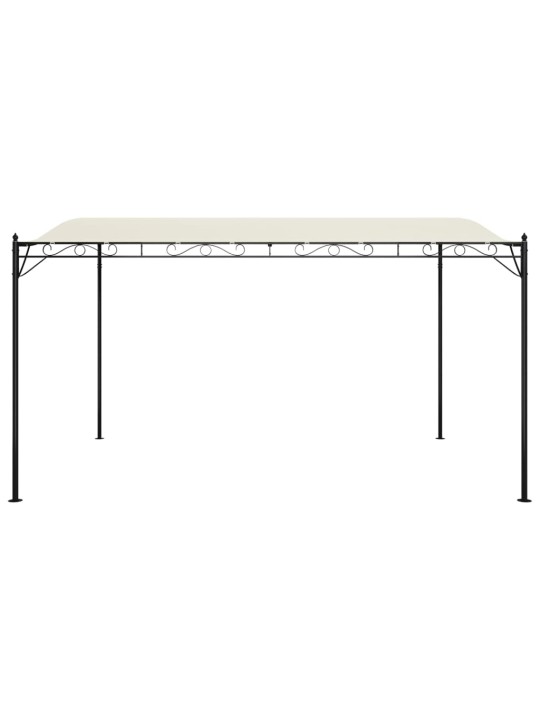 Stříška krémová 4 x 3 m 180 g/m² textil a ocel