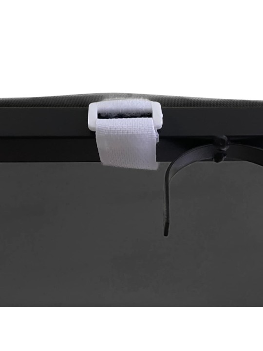 Stříška antracitová 4 x 3 m 180 g/m² textil a ocel