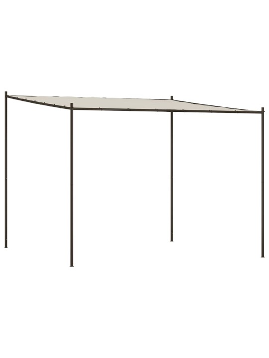 Altán taupe 3 x 3 m 180 g/m² hliník a ocel