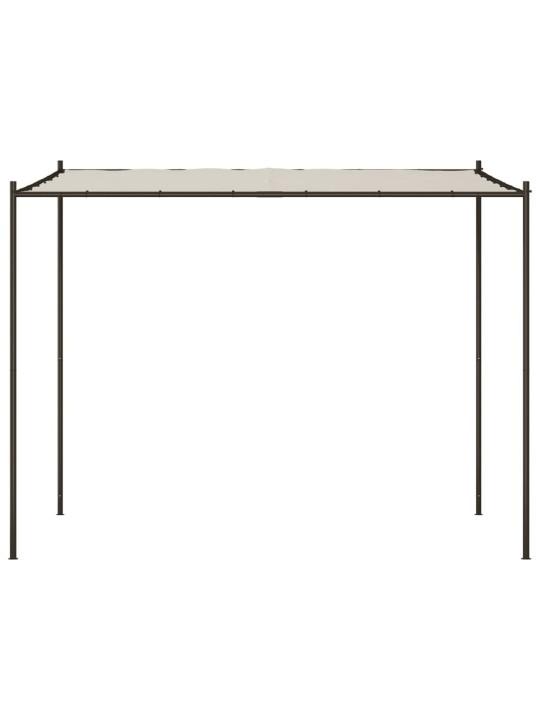 Altán taupe 3 x 3 m 180 g/m² hliník a ocel