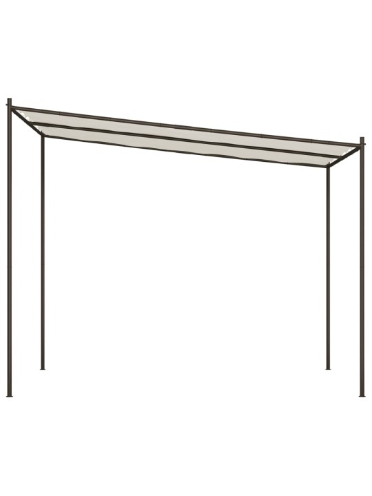 Altán taupe 3 x 3 m 180 g/m² hliník a ocel