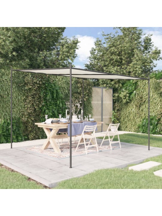 Altán taupe 3 x 3 m 180 g/m² hliník a ocel