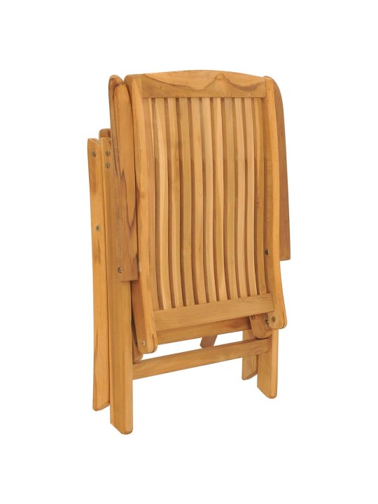 7dílný zahradní jídelní set masivní teakové dřevo