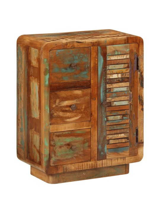 Příborník se 3 zásuvkami 55x30x70 cm masivní recyklované dřevo
