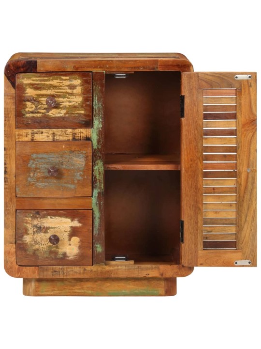 Příborník se 3 zásuvkami 55x30x70 cm masivní recyklované dřevo