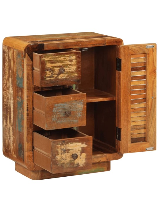Příborník se 3 zásuvkami 55x30x70 cm masivní recyklované dřevo