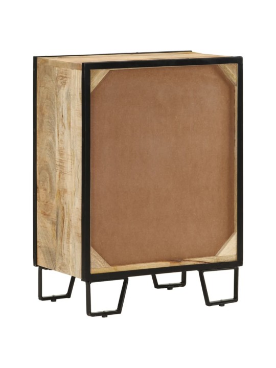 Příborník se 2 zásuvkami 53x31x72 cm masivní mangovník a železo