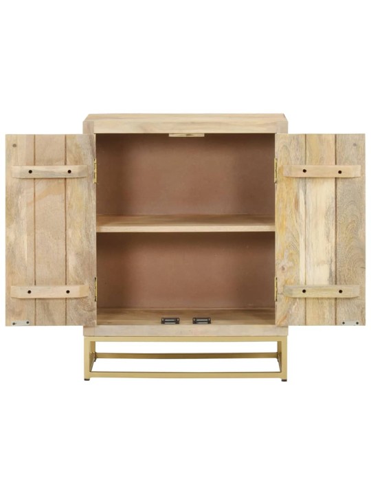 Příborník se 2 dvířky 55x30x70 cm masivní mangovníkové dřevo
