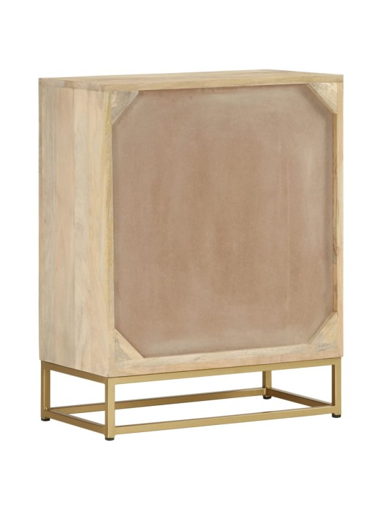 Příborník se 2 dvířky 55x30x70 cm masivní mangovníkové dřevo