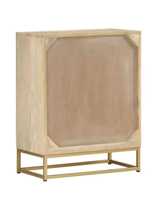 Příborník se 2 dvířky 55x30x70 cm masivní mangovníkové dřevo