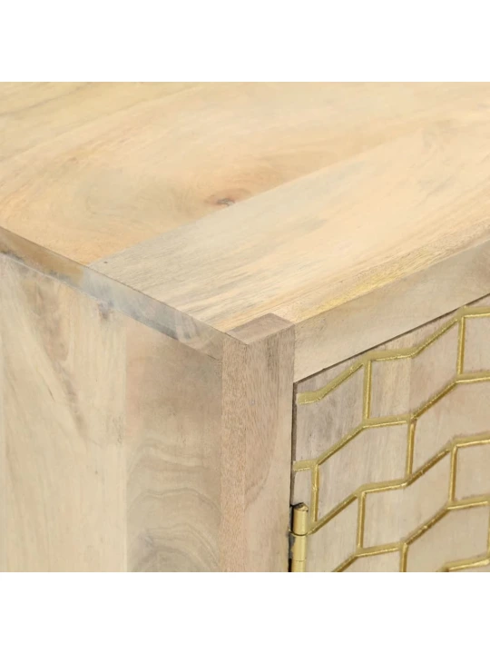 Příborník se 2 dvířky 55x30x70 cm masivní mangovníkové dřevo