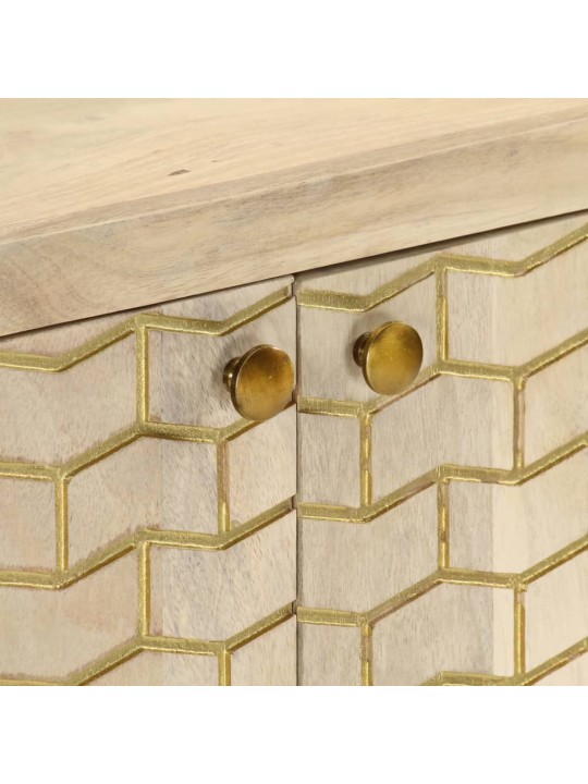 Příborník se 2 dvířky 55x30x70 cm masivní mangovníkové dřevo