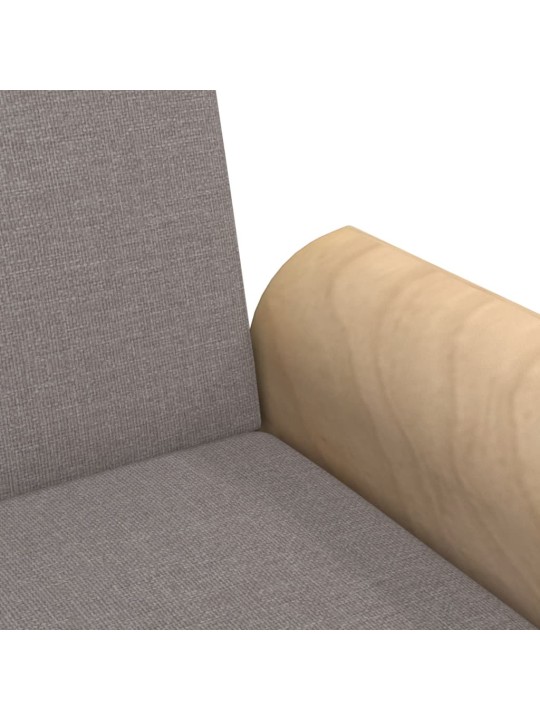 Rozkládací pohovka s područkami taupe textil