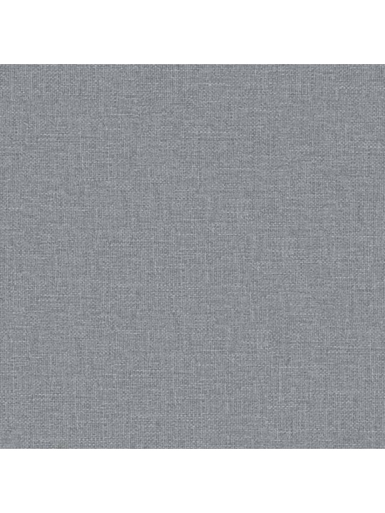 Rozkládací pohovka světle šedá textil