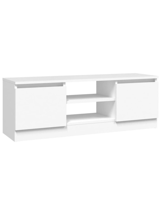 TV skříňka s dvířky bílá 102 x 30 x 36 cm