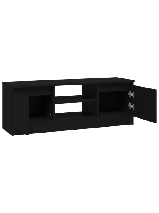 TV skříňka s dvířky černá 102 x 30 x 36 cm
