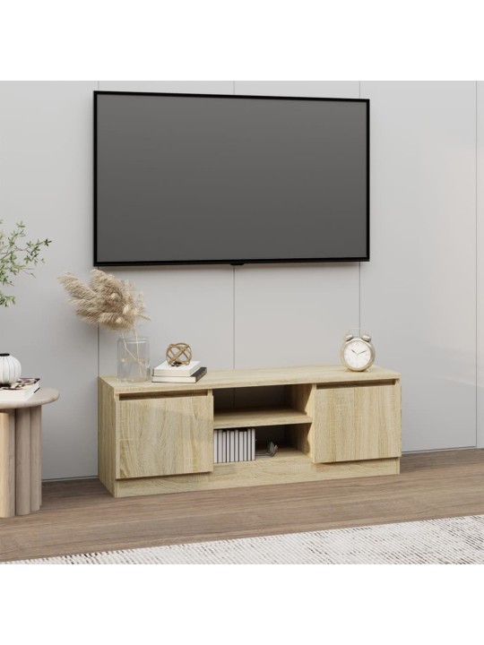 TV skříňka s dvířky dub sonoma 102 x 30 x 36 cm
