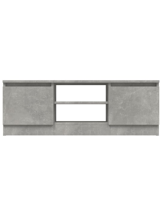 TV skříňka s dvířky betonově šedá 102 x 30 x 36 cm