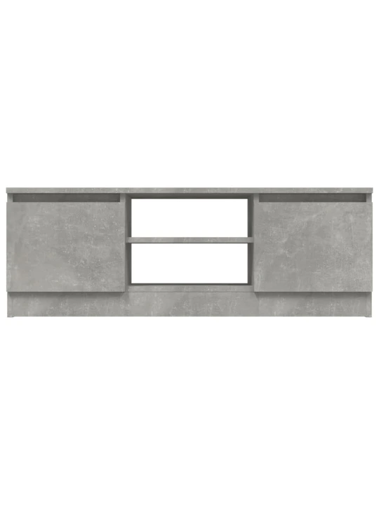 TV skříňka s dvířky betonově šedá 102 x 30 x 36 cm