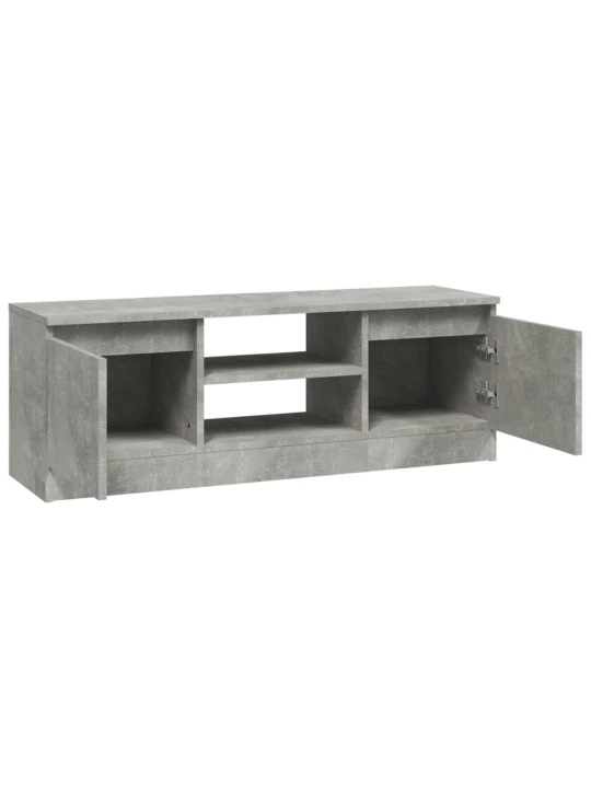 TV skříňka s dvířky betonově šedá 102 x 30 x 36 cm