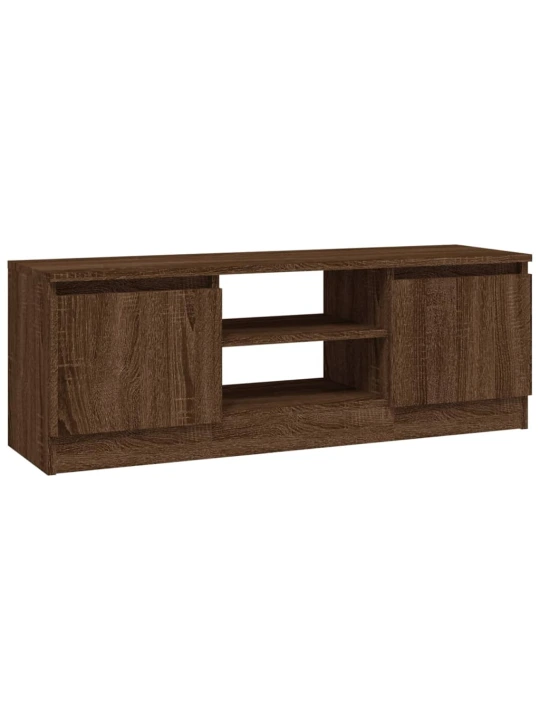 TV skříňka s dvířky hnědý dub 102 x 30 x 36 cm