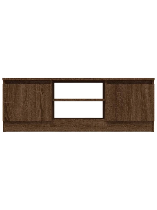 TV skříňka s dvířky hnědý dub 102 x 30 x 36 cm