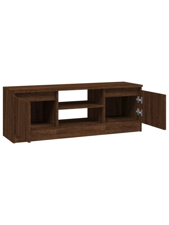 TV skříňka s dvířky hnědý dub 102 x 30 x 36 cm